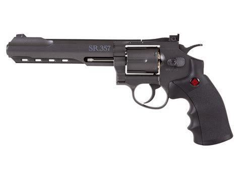 Crosman SR.357 CO2 Revolver, Black | Pyramyd Air