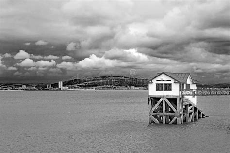 Mumbles Pier, Wales stock image. Image of victorian - 124431093