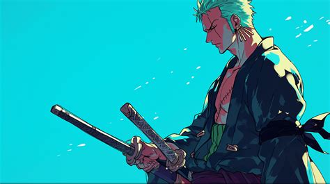 Digital Roronoa Zoro Minimal One Piece Art Wallpaper, HD Anime 4K ...