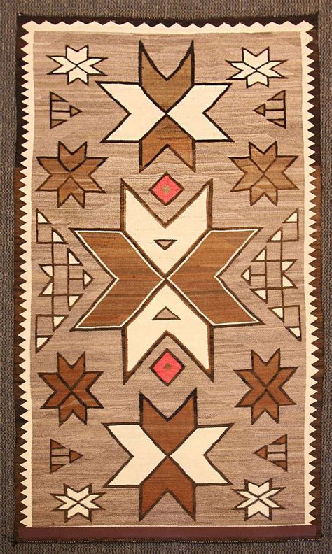 Navajo Crystal Rug with Valero Stars | Native american rugs, Rugs ...