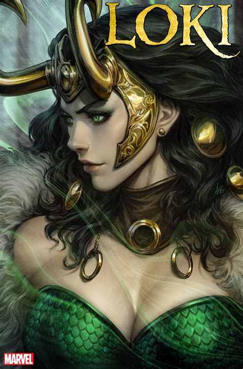 Lady Loki is Reborn in Artgerm's Stunning New 'Loki' #1 Variant Cover ...