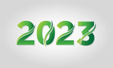 Green Happy New Year 2023 Clipart - Clip Art Library