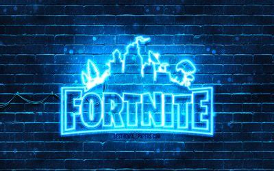 Fortnite Blue Background Logo