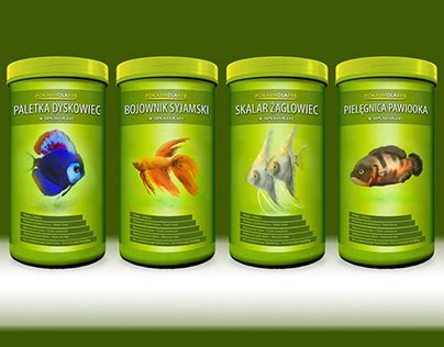 Food for aquarium fishes | Behance