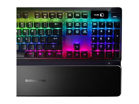 SteelSeries Apex 7 Mechanical Gaming Keyboard - OLED Smart Display ...