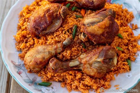 Jollof Rice With Chicken | Precious Core