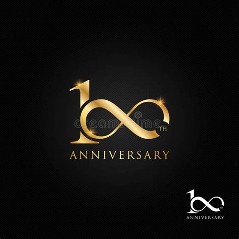 100 Years Anniversary Logo, Icon and Symbol Vector Illustration Stock ...