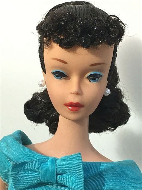 # 4 PONYTAIL BARBIE - brunette 1960 vintage! 1960 Mattel | Vintage ...