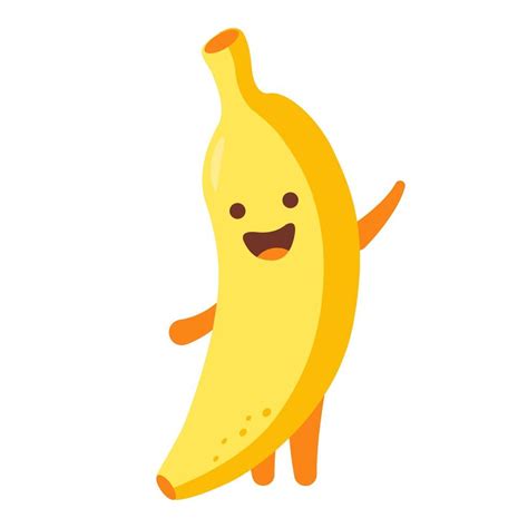 Banana Cartoon Character 14526863 Vector Art at Vecteezy