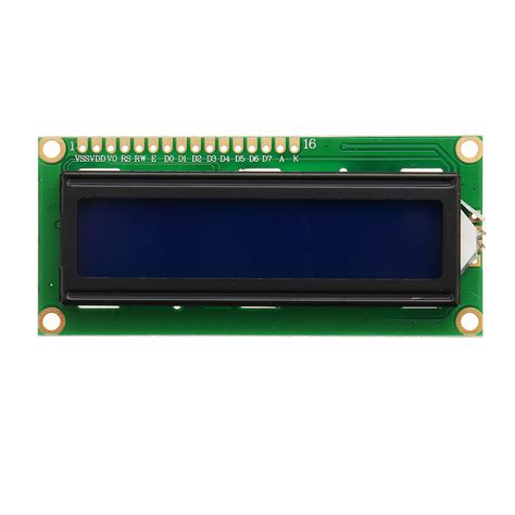 5pcs 1602 character lcd display module blue backlight Sale - Banggood.com