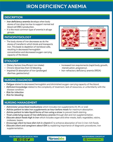 Iron Deficiency Anemia Ati Template