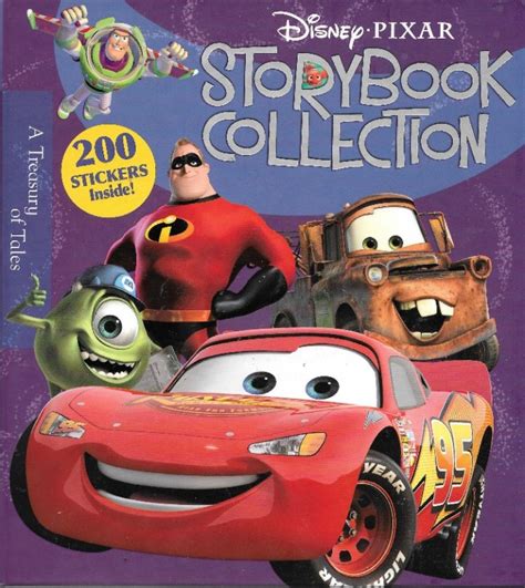 Cars Monsters Inc Incredibles Book Disney Pixar Storybook Collection ...