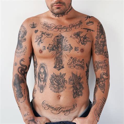 Cholo Gangster Tattoo Set | Realistic Temporary Tattoos – TattooIcon