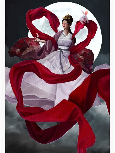 "Chang'e Goddess of the Moon" Poster by LyartPrint | Redbubble