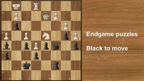 5 endgame puzzles from my last tournament games - Chess.com