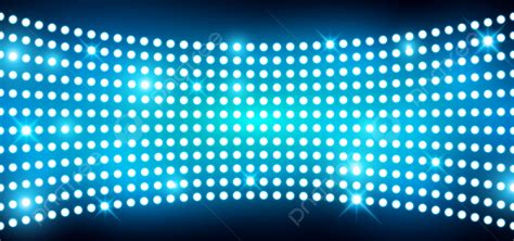 Blue Wall Led Light Screen Concert With Lightbulp Background Vector ...