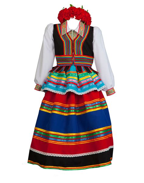 Polish folk dress girls - Poland national clothing | RusClothing.com