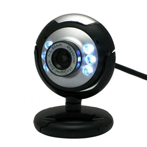 HD 12.0 MP USB 6 LED Webcam Cámara de La Computadora con Micrófono para ...