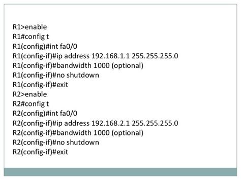 How to Configure ip address for router interfaces