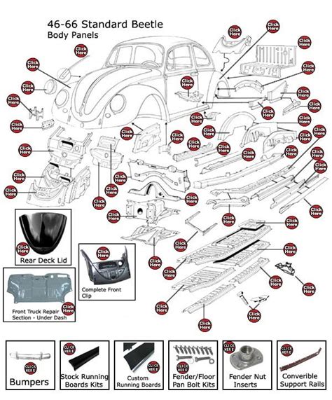 Volkswagen Beetle Body Parts Diagram | Reviewmotors.co