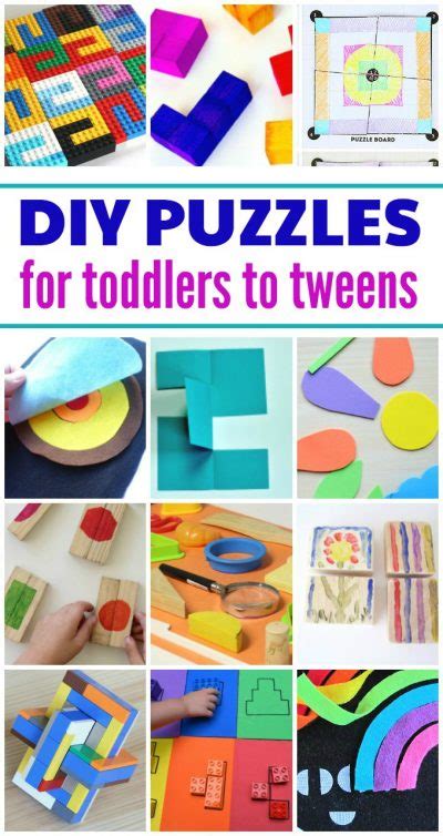 35+ Make Your Own Puzzles for Kids: Ideas for all Ages