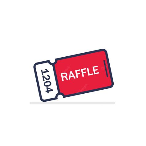 Premium Vector | Raffle ticket vector in flat design