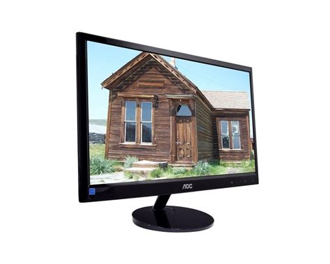 20" AOC e2051Sn 720p Widescreen Slim LED-Backlit LCD Monitor (Black ...