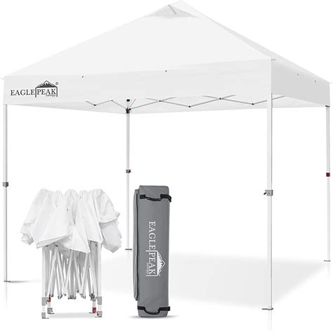 EAGLE PEAK 10' x 10' Heavy Duty Commercial Canopy Tent Pop Up ...