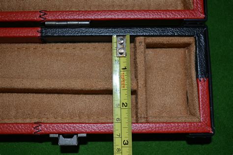 Handmade 3/4 Patchwork Style Snooker Cue Case - Red/Black - Bennetts ...