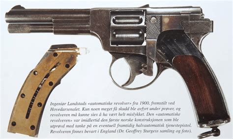 Landstad 1900 Automatic Revolver – Forgotten Weapons