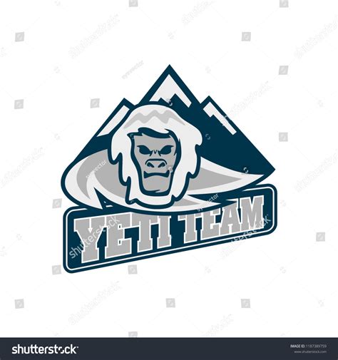 Yeti Vector Logo Template Stock Vector (Royalty Free) 1187389759 ...