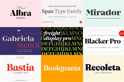 10 Best Serif Fonts for Elegant & Classic Logo Design