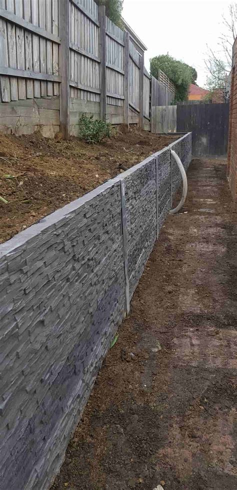 Concrete Sleeper Retaining Wall Company | Contractors | Installers ...