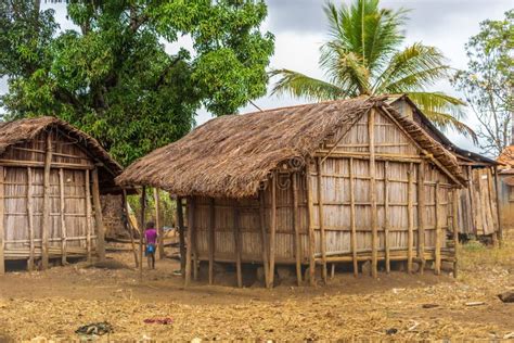 Traditional Huts In Madagascar, Africa Editorial Image - Image of ...