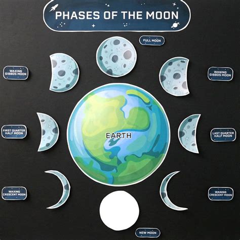 Learn the Phases of the Moon - Classroom Activity Idea | Fun classroom ...