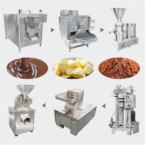 Small Scale Cocoa Processing Equipment 100 KG/H - Cocoa Machinery