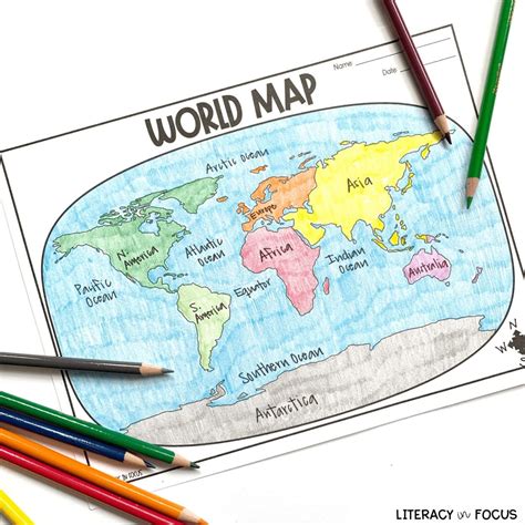 Map Activity Worksheets — db-excel.com