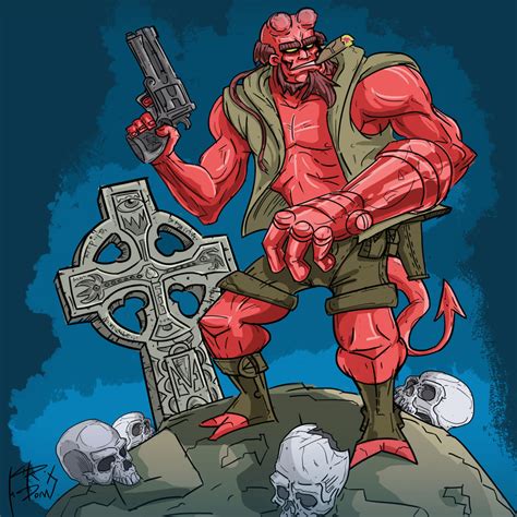 HELLBOY FAN-ART | Domestika