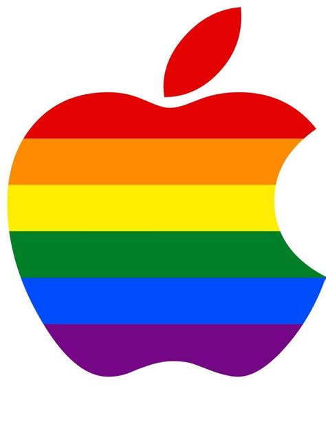 Rainbow Apple Logo - LogoDix