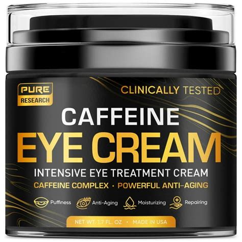 Caffeine Eye Cream For Anti Aging, Dark Circles, Bags, Puffiness. Great ...