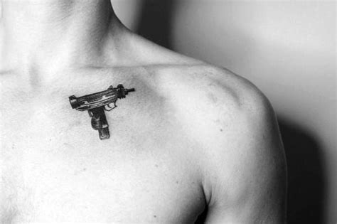 50 Crazy Uzi Tattoo Ideas for Men