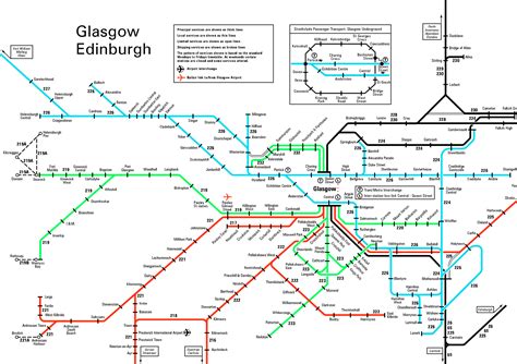 Old Glasgow Railway Map