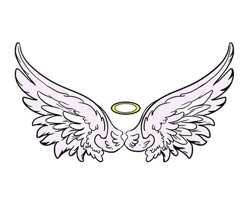 How to Draw Angel Wings: Easy Step-by-Step Angel Wings Drawing Tutorial ...