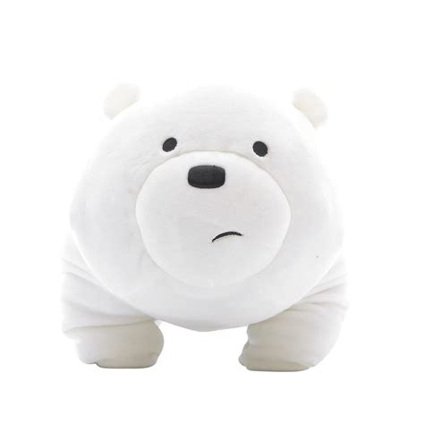 Buy MINISO We Bare Bears 15" Standing Ice Bear Stuffed Animal Toy Soft ...