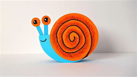 How to make paper snail | Easy paper crafts | Maison Zizou - YouTube