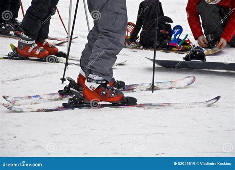 Alpine Skiing Equipment. Stock Photo - Image: 52049819