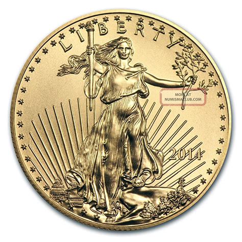 2014 American Eagle. 999 1 Oz 22k Fine Gold Coin (999 Gold - Uncirculated)