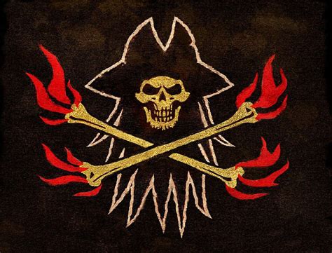 Blackbeard flag-23 | Blackbeard flag, Pirate art, Blackbeard