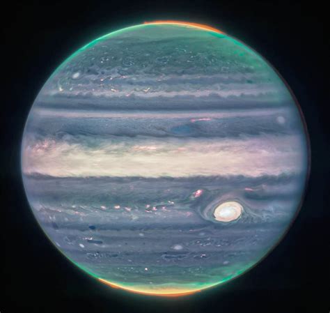 The James Webb Telescope Captures Jupiter's Rings and Brilliant Aurora ...