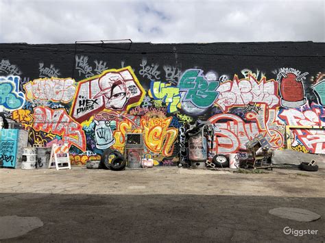 Graffiti + Urban Industrial Walls for Filming | Rent this location on ...